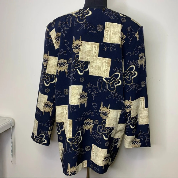 Vintage 90s Y2K Art To  Wear Womens Oversized Blazer No Size Tag - Picture 3 of 11